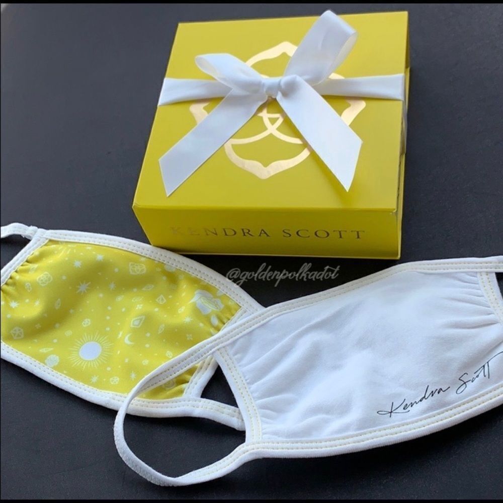 LTD Edition Kendra Scott Face Mask Set of 2